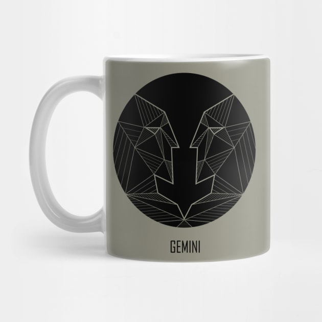 Gemini - Geometric Astrology by alcateiaart